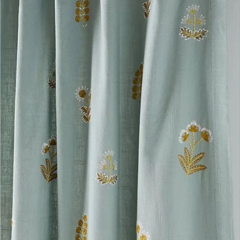 Anthropologie Rosalie Curtains New (2 Panels) 50 x 96; $75 each